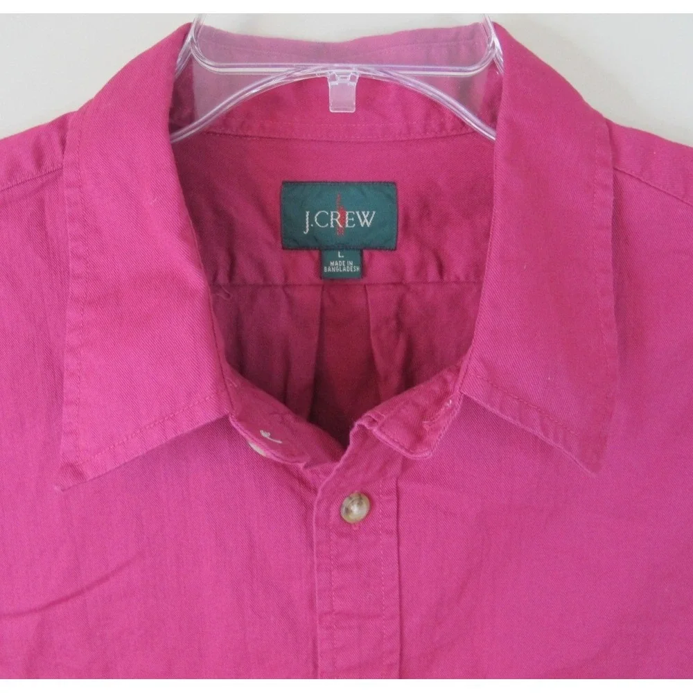 Vintage J. Crew‎ Oarsman Long Sleeve Button Up Shirt Men's Large
